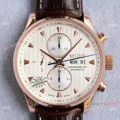 Swiss MIDO Multifort Grand Complications Rose Gold Clone 7750 watch